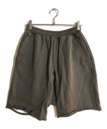 epide PREFAB（エピデプレファブ）の古着「Drop-Crotch Distressed Shorts」｜ブラック