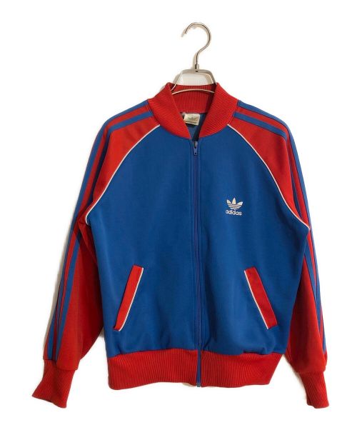 adidas（アディダス）adidas (アディダス) トラックジャケット ブルー×レッド サイズ:SIZE Mの古着・服飾アイテム