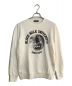 UNDERCOVER（アンダーカバー）の古着「White Blood Milk University Crewneck Sweatshirt」｜ホワイト