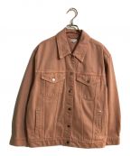 marimekkoマリメッコ）の古着「Hakkio Solid デニムジャケット」｜ピンク