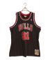 MITCHELL & NESS（ミッチェルアンドネス）の古着「CHICAGOBULLSゲームシャツ」｜レッド×ブラック