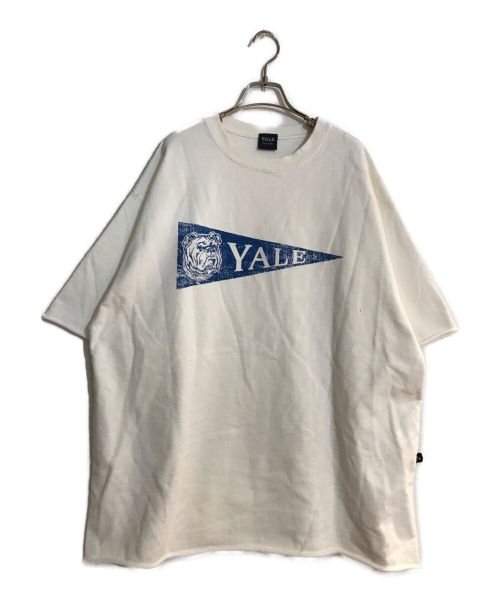 FRAMeWORK（フレームワーク）FRAMeWORK (フレームワーク) YALE/BIG-TEEスウェット2 ホワイト サイズ:表記なしの古着・服飾アイテム