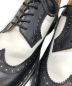 中古・古着 Dr.Martens (ドクターマーチン) バイカラーウィングチップレザーシューズ ブラック×ホワイト サイズ:UK9：10800円