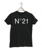 N°21ヌメロヴェントゥーノ）の古着「ロゴTシャツ」｜ブラック