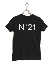 N°21（ヌメロヴェントゥーノ）の古着「ロゴTシャツ」｜ブラック