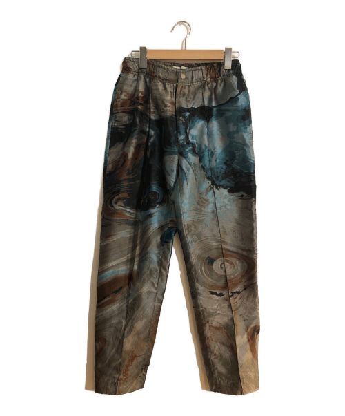 TAAKK（ターク）TAAKK (ターク) wear the earth pant/ウェア  ザ アース パンツ ブルー×ブラウン サイズ:2の古着・服飾アイテム