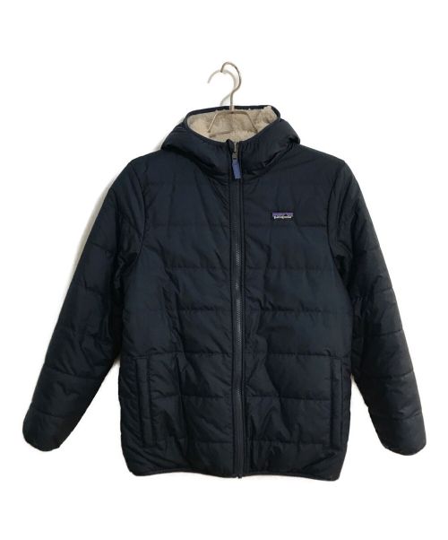 Patagonia（パタゴニア）Patagonia (パタゴニア) キッズ・リバーシブル・レディ・フレディ・フーディ ネイビー サイズ:SIZE 14の古着・服飾アイテム