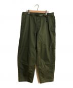 THE NORTHFACE PURPLELABELザ・ノースフェイス パープルレーベル）の古着「Stretch Twill Wide Tapered Pants/ストレッチツイルワイドテーパードドパンツ」｜グリーン