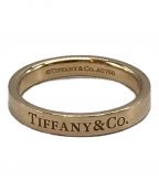 TIFFANY & Co.ティファニー）の古着「フラットバンド リング」｜ゴールド