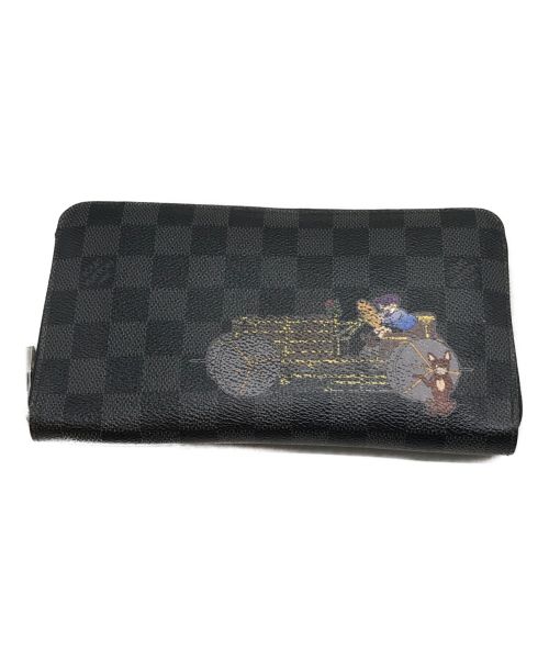 LOUIS VUITTON（ルイ ヴィトン）LOUIS VUITTON (ルイ ヴィトン) ラウンドジップウォレット ブラックの古着・服飾アイテム