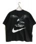 NIKELAB (ナイキラボ) OFFWHITE (オフホワイト) イーグルグラフィックTシャツ ブラック サイズ:SIZE L：8800円