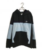 THE NORTH FACE×SUPREMEザ ノース フェイス×シュプリーム）の古着「Bandana Hooded Sweatshirt/バンダナ　フーディ　スウェットシャツ」｜ブラック×ブルー