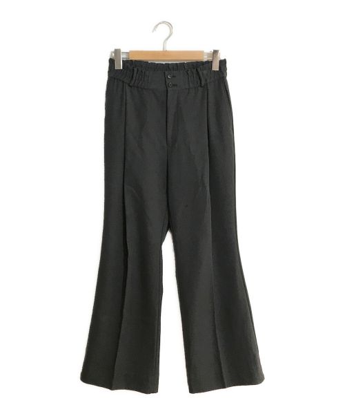 SUBLATIONS（サブレーションズ）SUBLATIONS (サブレーションズ) HEAVY WOOL GABARDINE FLARE EASY TROUSERS/ヘビーウールギャバジンフレアイージートラウザーズ グレー サイズ:SIZE 1の古着・服飾アイテム