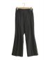 SUBLATIONS（サブレーションズ）の古着「HEAVY WOOL GABARDINE FLARE EASY TROUSERS/ヘビーウールギャバジンフレアイージートラウザーズ」｜グレー