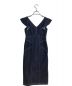 Her lip to (ハーリップトゥ) Ruffled Shoulder Denim Midi/ラフルショルダーデニムミディ インディゴ サイズ:M：5000円