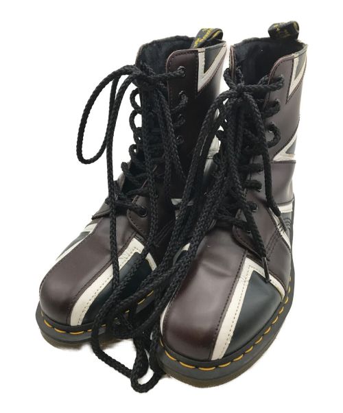 Dr.Martens（ドクターマーチン）Dr.Martens (ドクターマーチン) ユニオンジャック8ホールブーツ ブラック サイズ:UK 7の古着・服飾アイテム