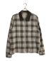 stussy（ステューシー）の古着「frank plaid zip/フランクプレイドジップ」｜グレー