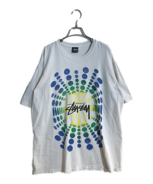 stussy（ステューシー）stussy (ステューシー) arricus pigment dyed/アリクスピグメントダイダ ホワイト サイズ:Lの古着・服飾アイテム