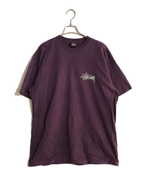 stussy（ステューシー）stussy (ステューシー) old phone tee pigment dyed パープル サイズ:SIZE Lの古着・服飾アイテム