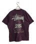 stussy (ステューシー) old phone tee pigment dyed パープル サイズ:SIZE L：7800円