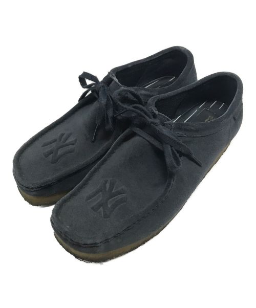 CLARKS（クラークス）CLARKS (クラークス) KITH (キス) NEW YORK YANKEES (ニューヨークヤンキース) レザーシューズ ネイビー サイズ:26.5cmの古着・服飾アイテム