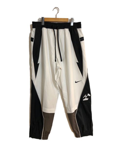 NIKE（ナイキ）NIKE (ナイキ) ACRONYM (アクロニウム) WOVEN PANTS/ウーブンパンツ ホワイト×ブラック サイズ:SIZE Lの古着・服飾アイテム