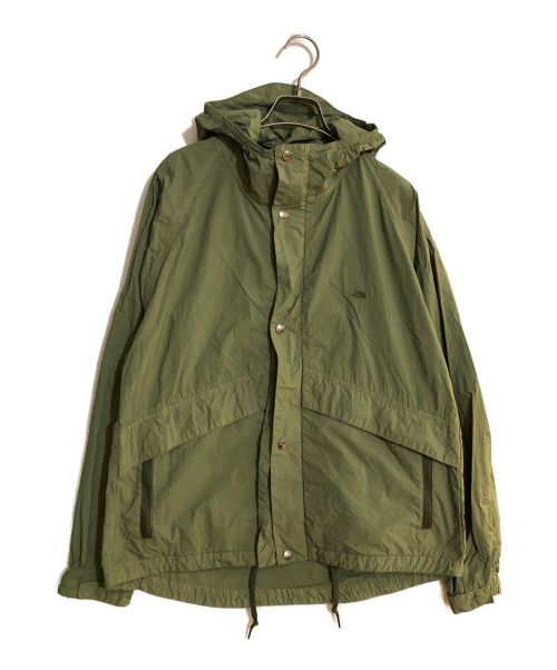 THE NORTHFACE PURPLELABEL（ザ・ノースフェイス パープルレーベル）THE NORTHFACE PURPLELABEL (ザ・ノースフェイス パープルレーベル) Garment Dye Mountain Wind Parka/ガーメントダイマウンテンパーカ グリーン サイズ:Sの古着・服飾アイテム