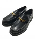 CELINEセリーヌ）の古着「CHUNKY PENNY LOAFER」｜ブラック