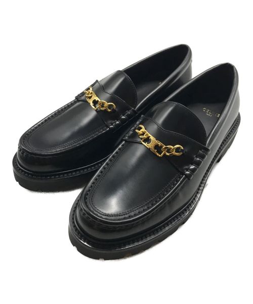 CELINE（セリーヌ）CELINE (セリーヌ) CHUNKY PENNY LOAFER ブラック サイズ:41の古着・服飾アイテム