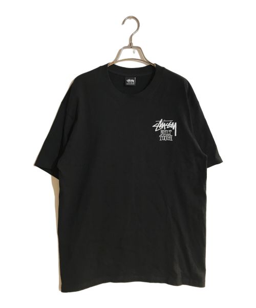 stussy（ステューシー）stussy (ステューシー) BUILT TOUGH TEE/ビルトタフティー ブラック サイズ:SIZE Mの古着・服飾アイテム