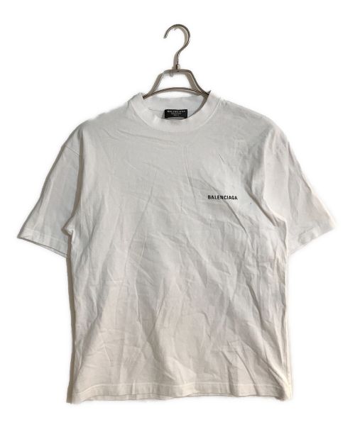 BALENCIAGA（バレンシアガ）BALENCIAGA (バレンシアガ) ロゴプリントオーバーサイズTシャツ ホワイト サイズ:SIZE XXSの古着・服飾アイテム