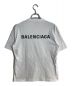 BALENCIAGA (バレンシアガ) ロゴプリントオーバーサイズTシャツ ホワイト サイズ:SIZE XXS：24800円