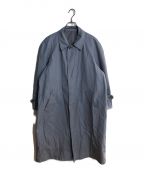 Yves Saint Laurentイヴサンローラン）の古着「ステンカラーコート」｜ブルー