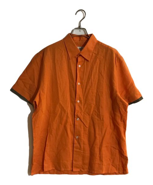 HERMES（エルメス）HERMES (エルメス) 半袖シャツ オレンジ サイズ:SIZE 42の古着・服飾アイテム