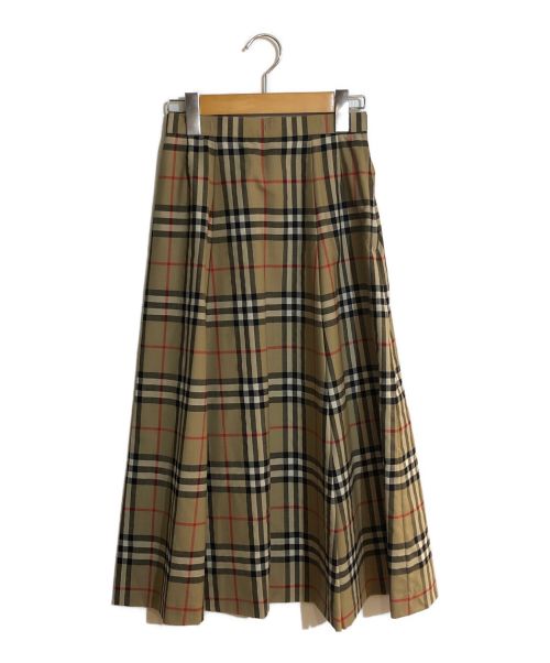 Burberry's（バーバリーズ）Burberry's (バーバリーズ) ノヴァチェックスカート ベージュ サイズ:SIZE Freeの古着・服飾アイテム