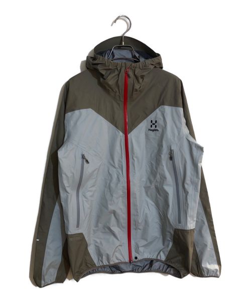 HAGLOFS（ホグロフス）HAGLOFS (ホグロフス) L.I.M Comp Jacket/L,I.Mキャンプジャケット グレー×ベージュ サイズ:SIZE Mの古着・服飾アイテム