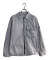 STONE ISLAND（ストーンアイランド）の古着「OLD EFFECT CANVAS OVERSHIRT」｜ライトグレー