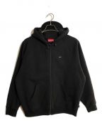 SUPREMEシュプリーム）の古着「Brim Zip Up Hooded Sweatshirt/ブリムジップアップフーデットジャケット」｜ブラック