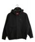 SUPREME（シュプリーム）の古着「Brim Zip Up Hooded Sweatshirt/ブリムジップアップフーデットジャケット」｜ブラック