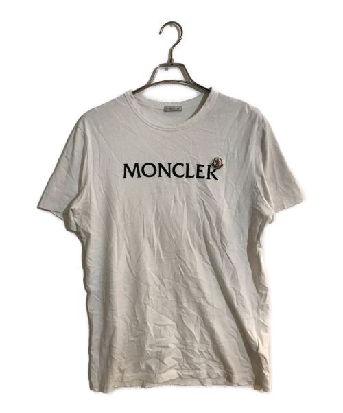 MONCLER（モンクレール）MONCLER (モンクレール) Tシャツ ホワイト サイズ:SIZE Lの古着・服飾アイテム