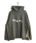 MM6 Maison Margiela（エムエムシックス メゾンマルジェラ）の古着「HUMANS LOGO BACK HOODIE/ヒューマンズロゴフーディー」｜グレー