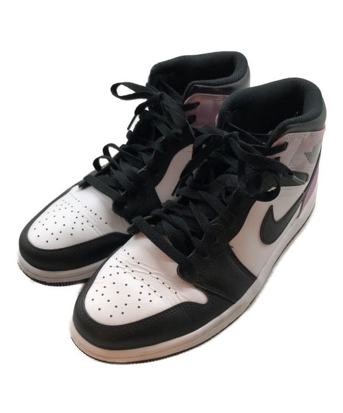 NIKE（ナイキ）NIKE (ナイキ) Air Jordan 1 Mid SE ブラック×パープル サイズ:27.0cmの古着・服飾アイテム