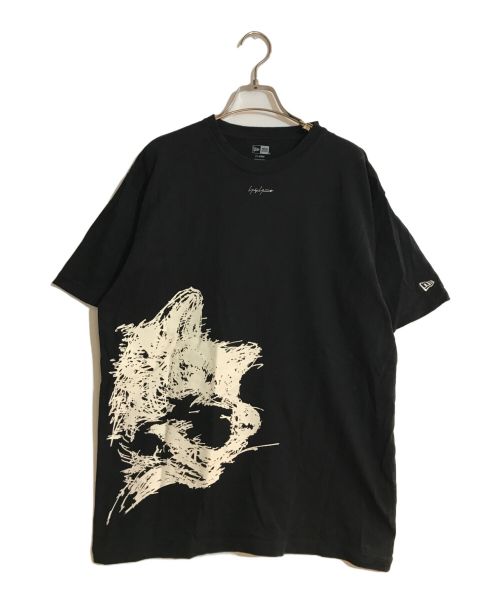 YOHJI YAMAMOTO（ヨウジヤマモト）YOHJI YAMAMOTO (ヨウジヤマモト) New Era (ニューエラ) NEW ERA PT TEE ブラック サイズ:XLの古着・服飾アイテム