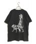 YOHJI YAMAMOTO (ヨウジヤマモト) New Era (ニューエラ) SS COTTON TEE YY D/コットンティ― ブラック サイズ:XL：9800円