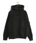 Supreme（シュプリーム）の古着「Micro Logo Hooded Sweatshirt/マイクロロゴフーデットスウェットシャツ」｜ブラック