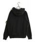 Supreme (シュプリーム) Micro Logo Hooded Sweatshirt/マイクロロゴフーデットスウェットシャツ ブラック サイズ:SIZE S：8800円