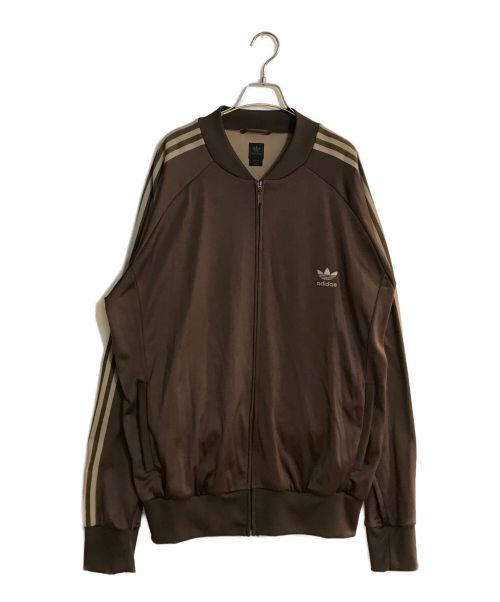 adidas（アディダス）adidas (アディダス) トラックジャケット ブラウン サイズ:SIZE 2ⅩLの古着・服飾アイテム