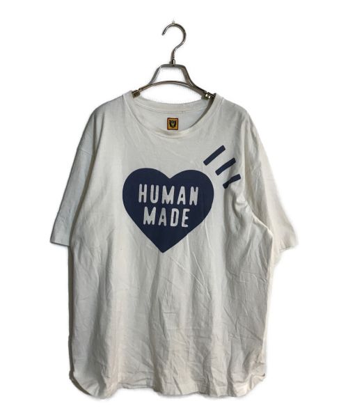 HUMAN MADE（ヒューマンメイド）HUMAN MADE (ヒューマンメイド) Daily S/S T-Shirt Black/デイリーS/Sティーシャツブラック ホワイト サイズ:SIZE 2ⅩLの古着・服飾アイテム