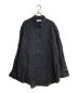 Graphpaper（グラフペーパー）の古着「Linen L/S Oversized Regular Collar Shirt/リネンオーバーサイズレギュラーカラーシャツ」｜ネイビー