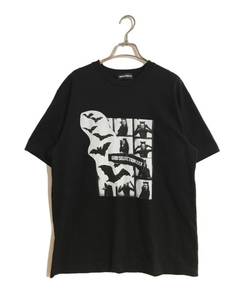 GOD SELECTION XXX（ゴッドセレクショントリプルエックス）GOD SELECTION XXX (ゴッドセレクショントリプルエックス) プリントTシャツ ブラック サイズ:Mの古着・服飾アイテム